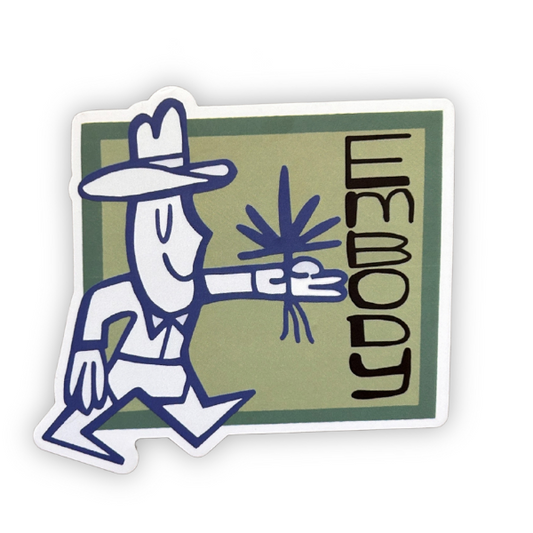 Hemp Cowboy Sticker